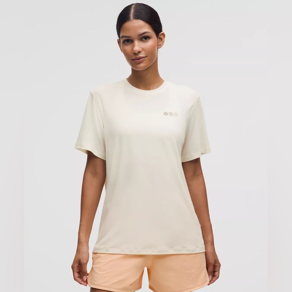 lululemon athletica Tops - Lululemon Jersey Training Short-Sleeve Shirt
Graphic ColourLight Ivory